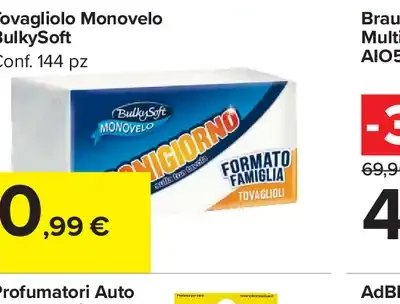 Tovagliolo Monovelo BulkySoft
