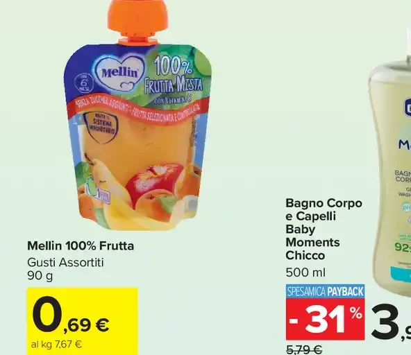 Mellin 100% Frutta