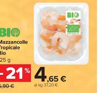 Mazzancolle tropicale bio