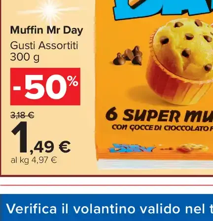 Muffin Mr Day Gusti Assortiti