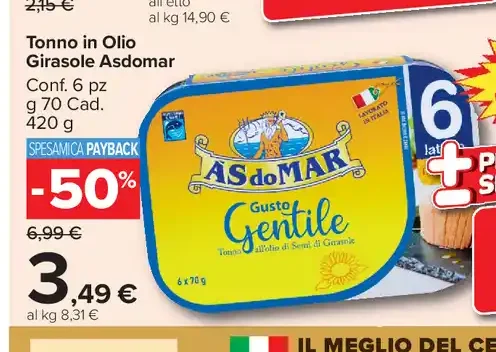 Tonno in olio
