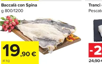 Baccalà con spina
