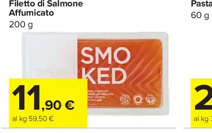 Filetto di salmone affumicato