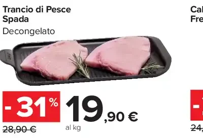 Trancio di pesce spada