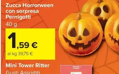 Zucca Halloween con sorpresa