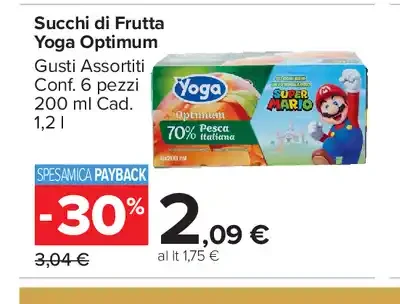 Succhi di Frutta Yoga Optimum