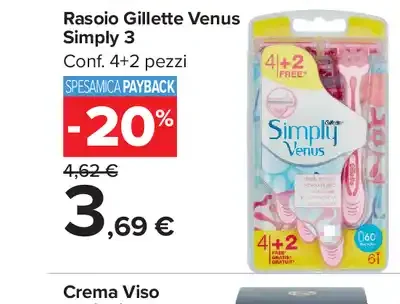 Rasoio Gillette Venus Simply 3