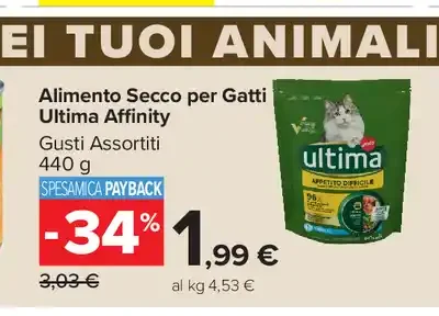 Alimento Secco per Gatti Ultima Affinity
