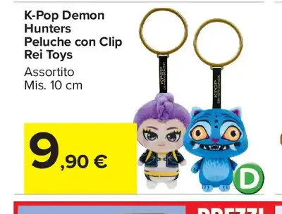 K-Pop Demon Hunters Peluche con Clip Rei Toy