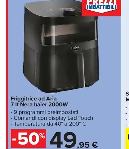 Friggitrice ad Aria Haier