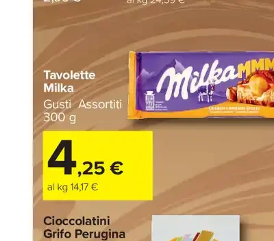 Tavolette Milka