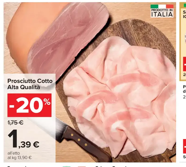 Prosciutto Cotto Alta Qualità