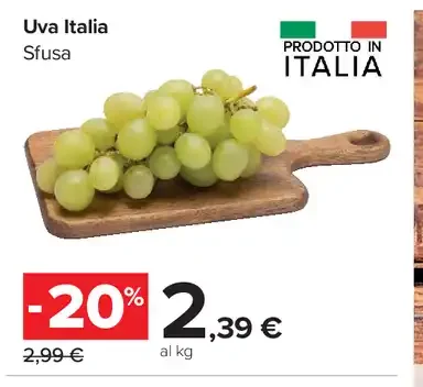 Uva Italia sfusa