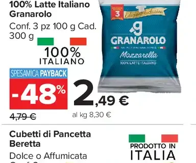 Mozzarella 100% Latte Italiano