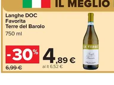 Langhe DOC Favorita Terre del Barolo
