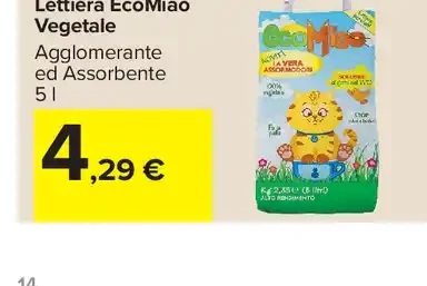 Lettiera EcoMiao Vegetale