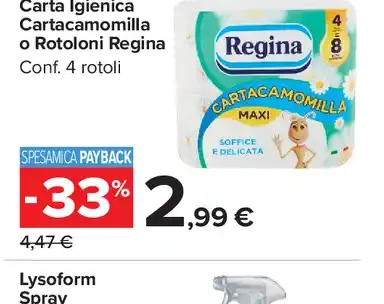 Carta Igienica Regina