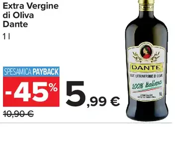 Olio Extra Vergine di Oliva Dante