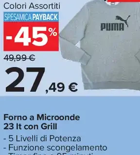 Felpa Girocollo Uomo Puma