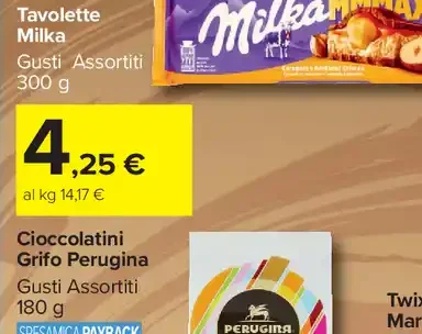 Tavolette Milka