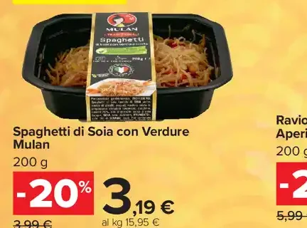 Spaghetti di Soia con Verdure