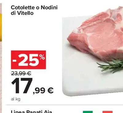 Costolette o nodini di vitello