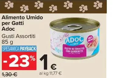 Alimento Umido per Gatti Adoc