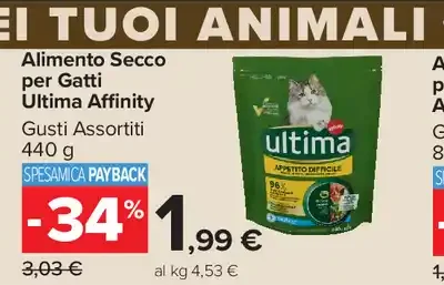 Alimento Secco per Gatti Ultima Affinity