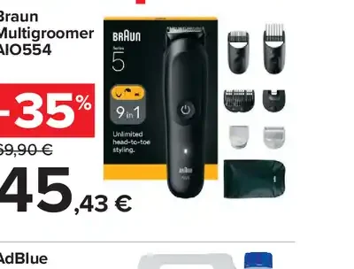 Braun Multigroomer AIO554