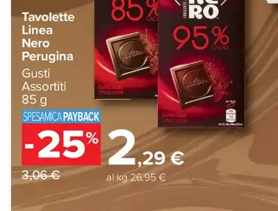 Tavolette Linea Nero Perugina