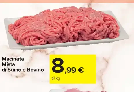 Macinata Mista di Suino e Bovino