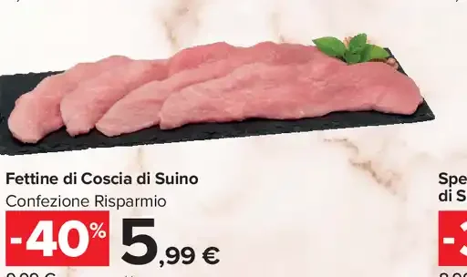 Fettine di Coscia di Suino