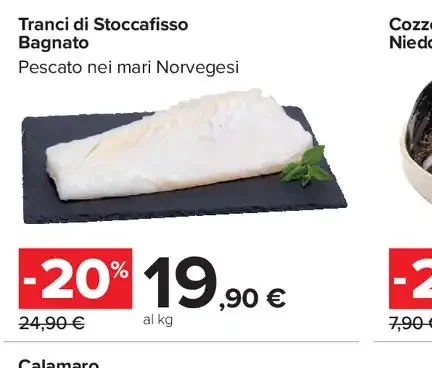 Tranci di Stoccafisso Bagnato