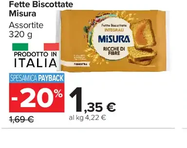 Fette Biscottate Misura