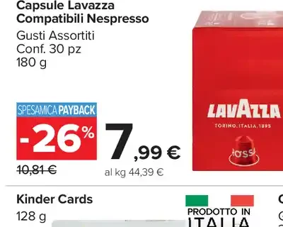 Capsule Lavazza compatibili Nespresso