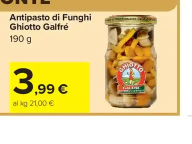 Antipasto di Funghi