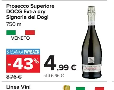 Prosecco Superiore DOCG Extra dry Signoria dei Dogi