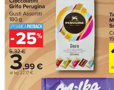 Cioccolatini Bacio Perugina