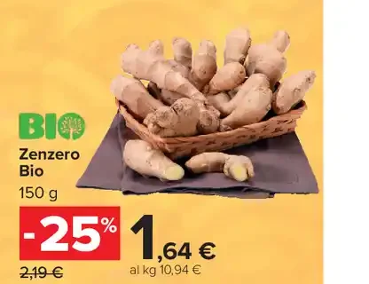Zenzero biologico