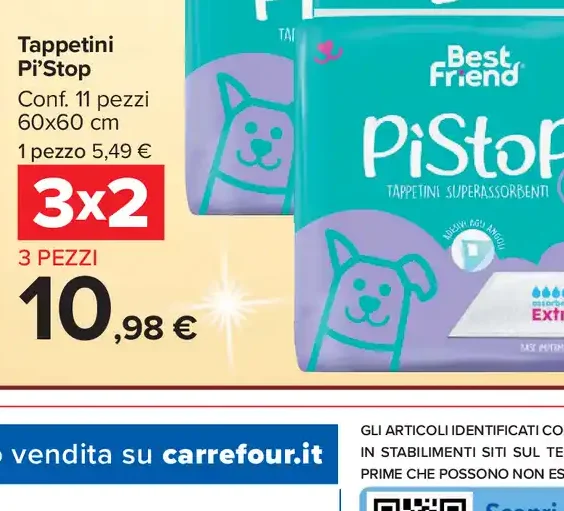 Tappetini assorbenti PiStop