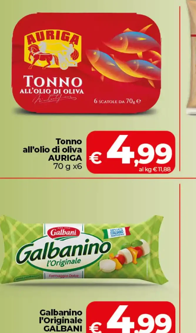 Tonno all'olio di oliva