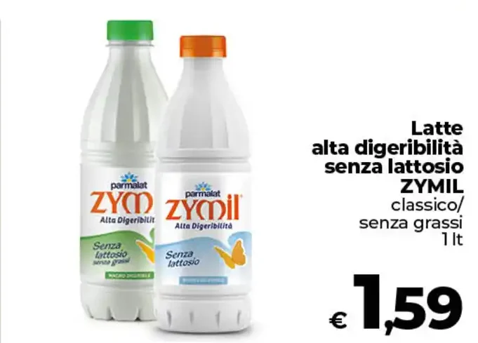 Latte Zymil senza lattosio