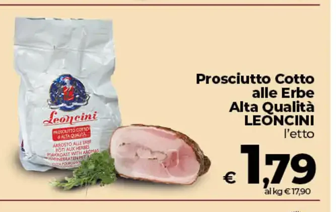 Prosciutto cotto alle erbe