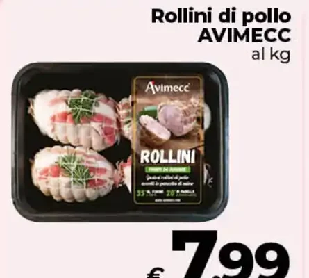 Rollini di pollo