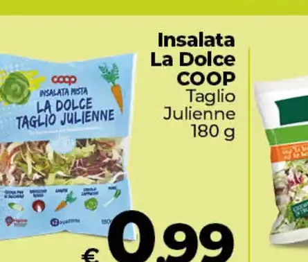 Insalata La Dolce Taglio Julienne Coop