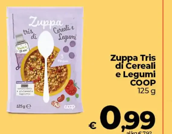 Zuppa Tris di Cereali e Legumi Coop