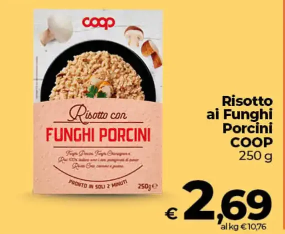 Risotto ai Funghi Porcini Coop