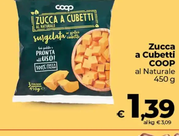 Zucca a Cubetti Coop
