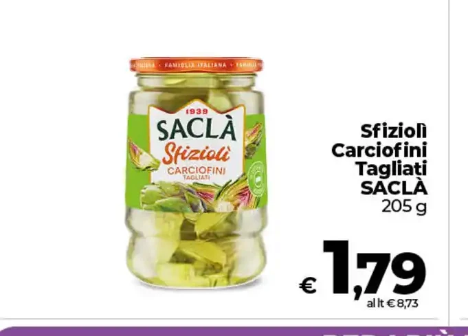 Sfilzini carciofini tagliati