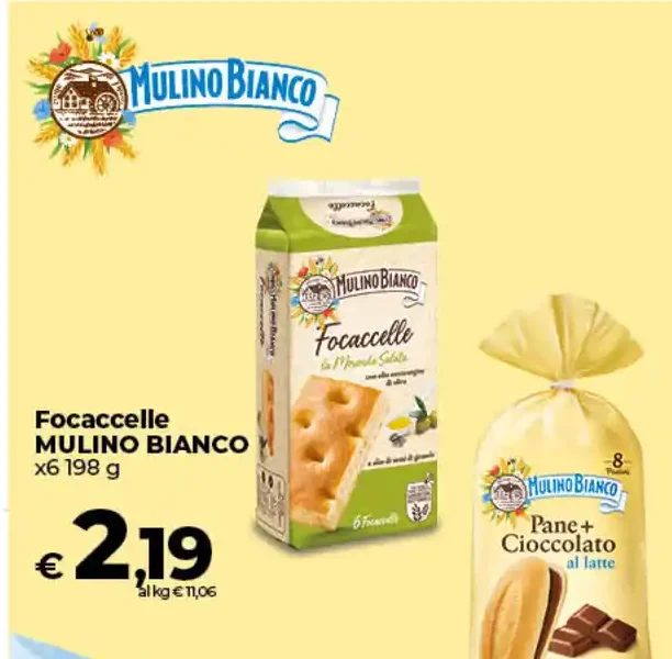 Focaccelle Mulino Bianco